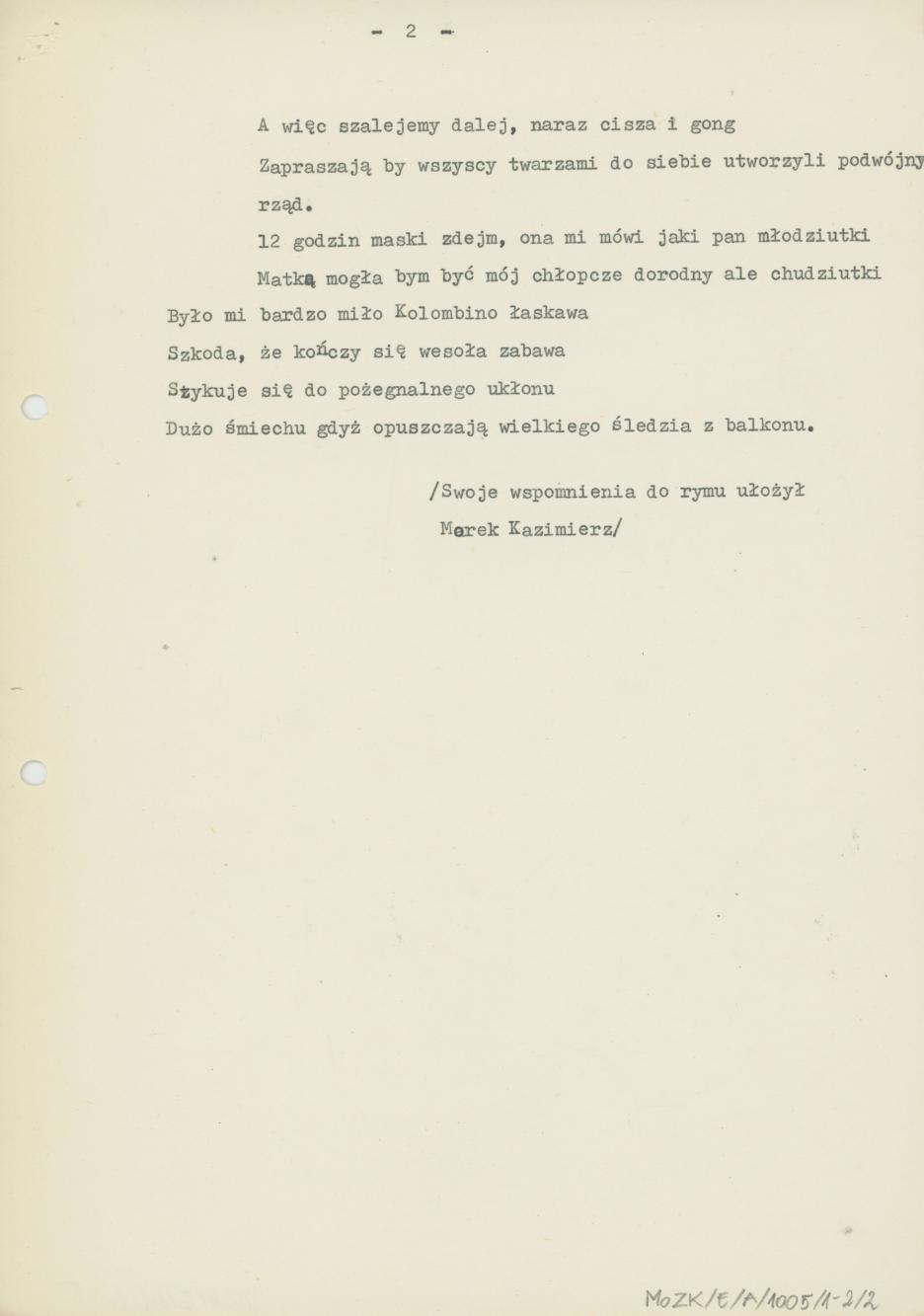 Ostatki pół wieku temu