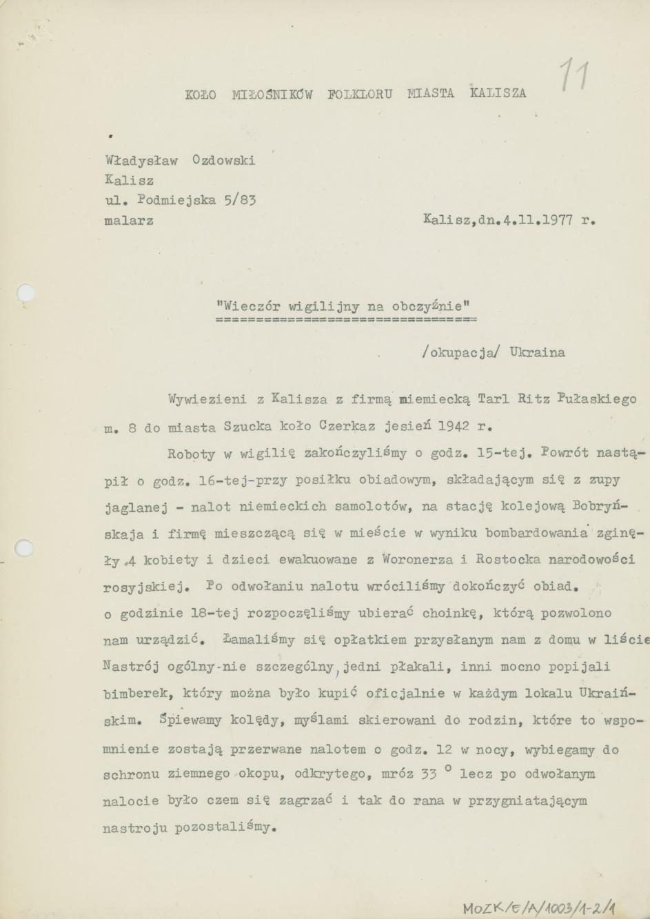 Wieczór wigilijny na obczyźnie