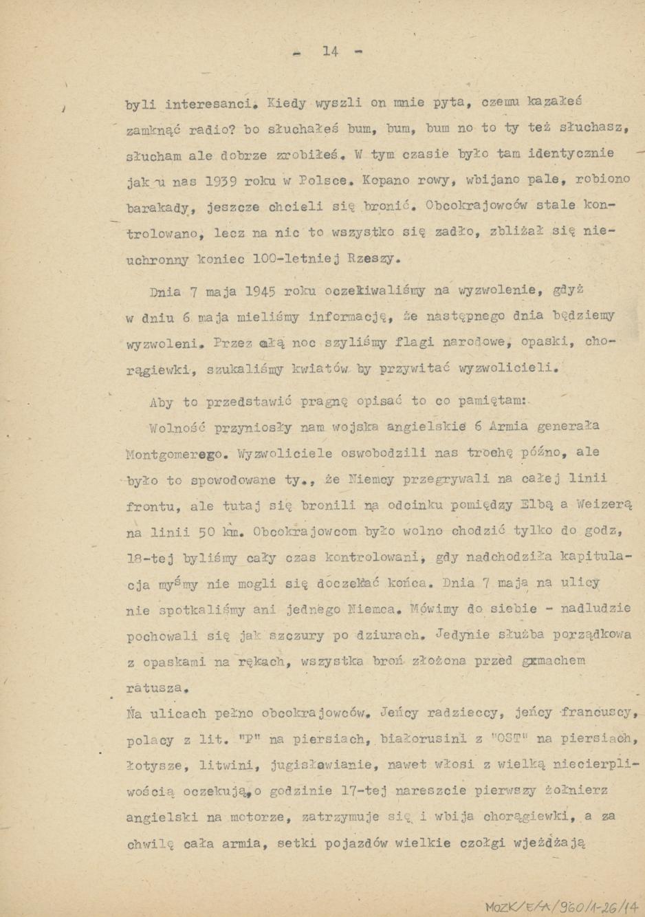 Wspomnienia z przymusowych robót w Niemczech, cz. 2