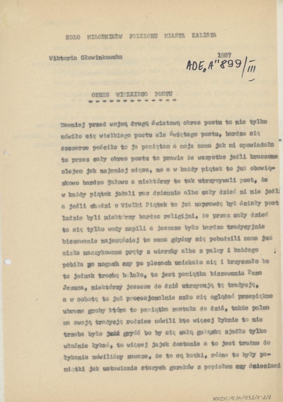 Okres Wielkiego Postu