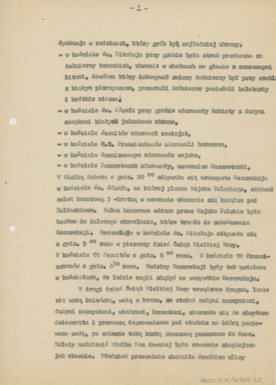 Ostatni tydzień świąt Wielkiej Nocy