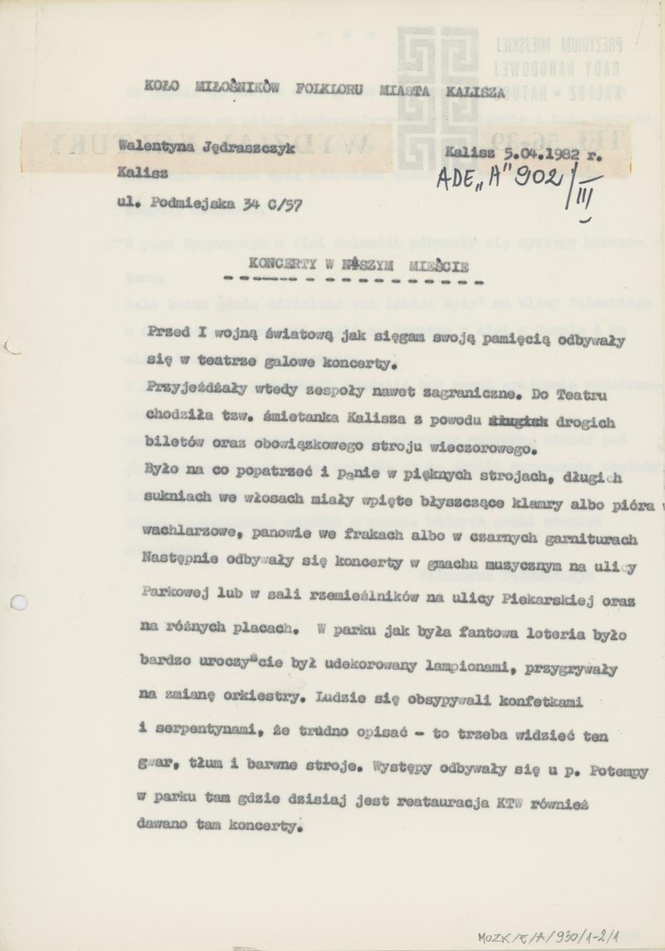 Koncerty w naszym mieście