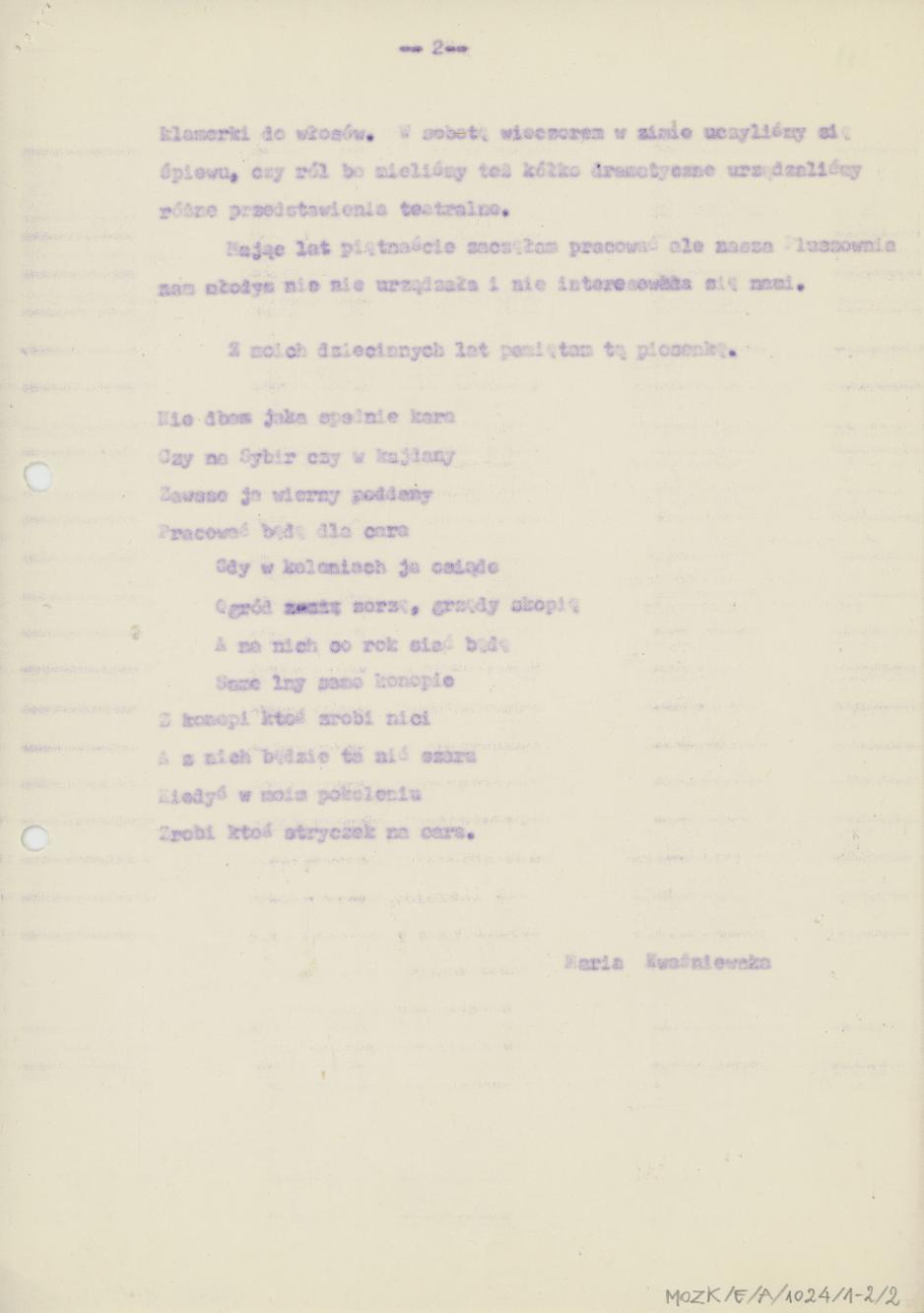 Jak spędzaliśmy wolny czas w soboty czy niedziele