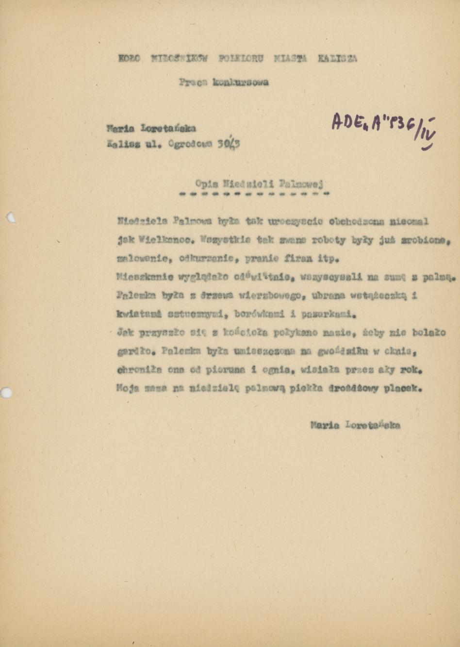 Opis Niedzieli Palmowej