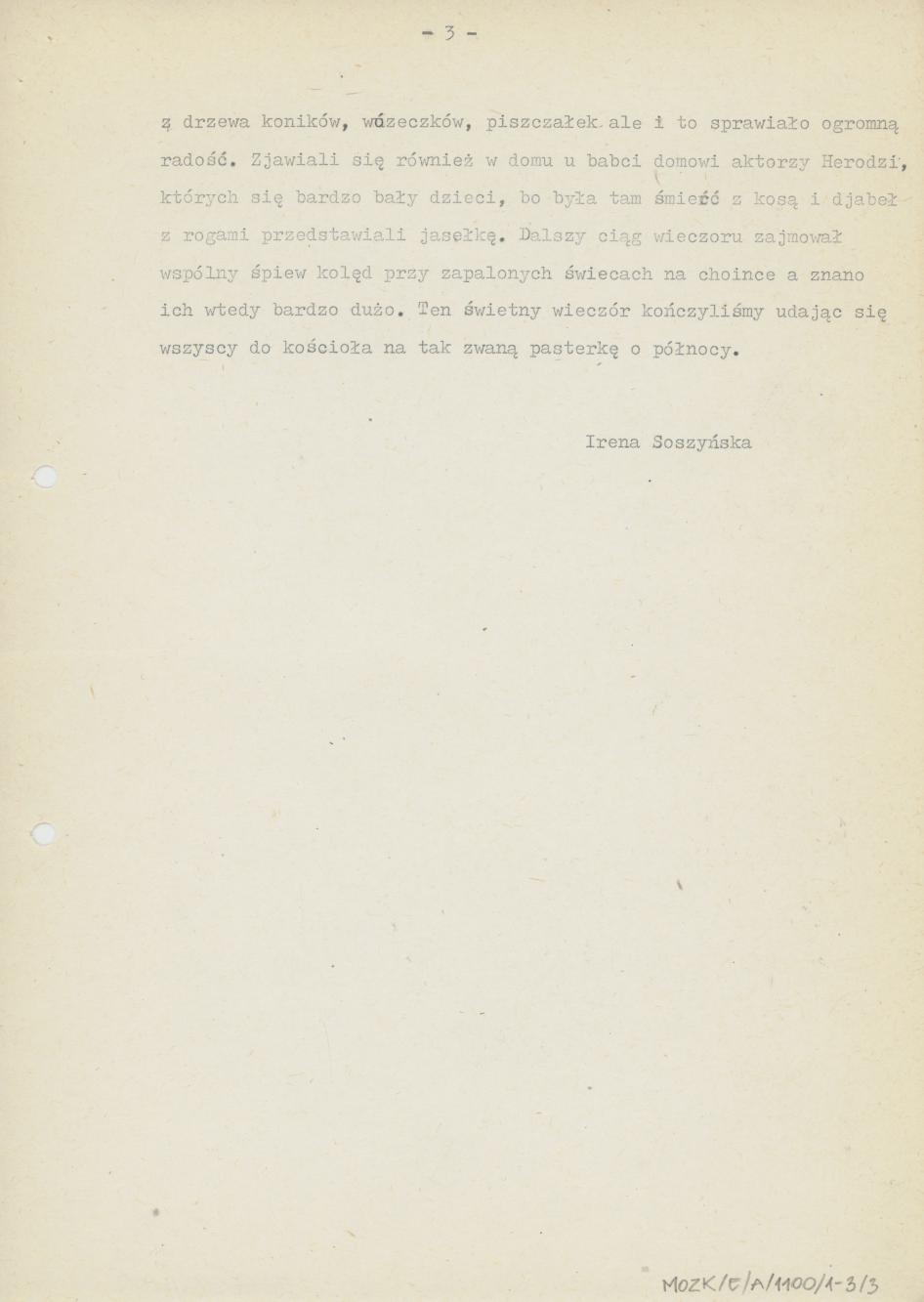 Jak obchodzono wigilię u mojej babci