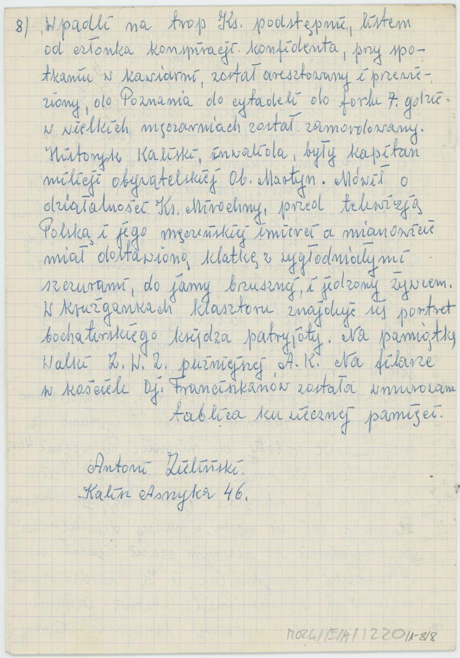 O kulturze chórów kaliskich i okupacja