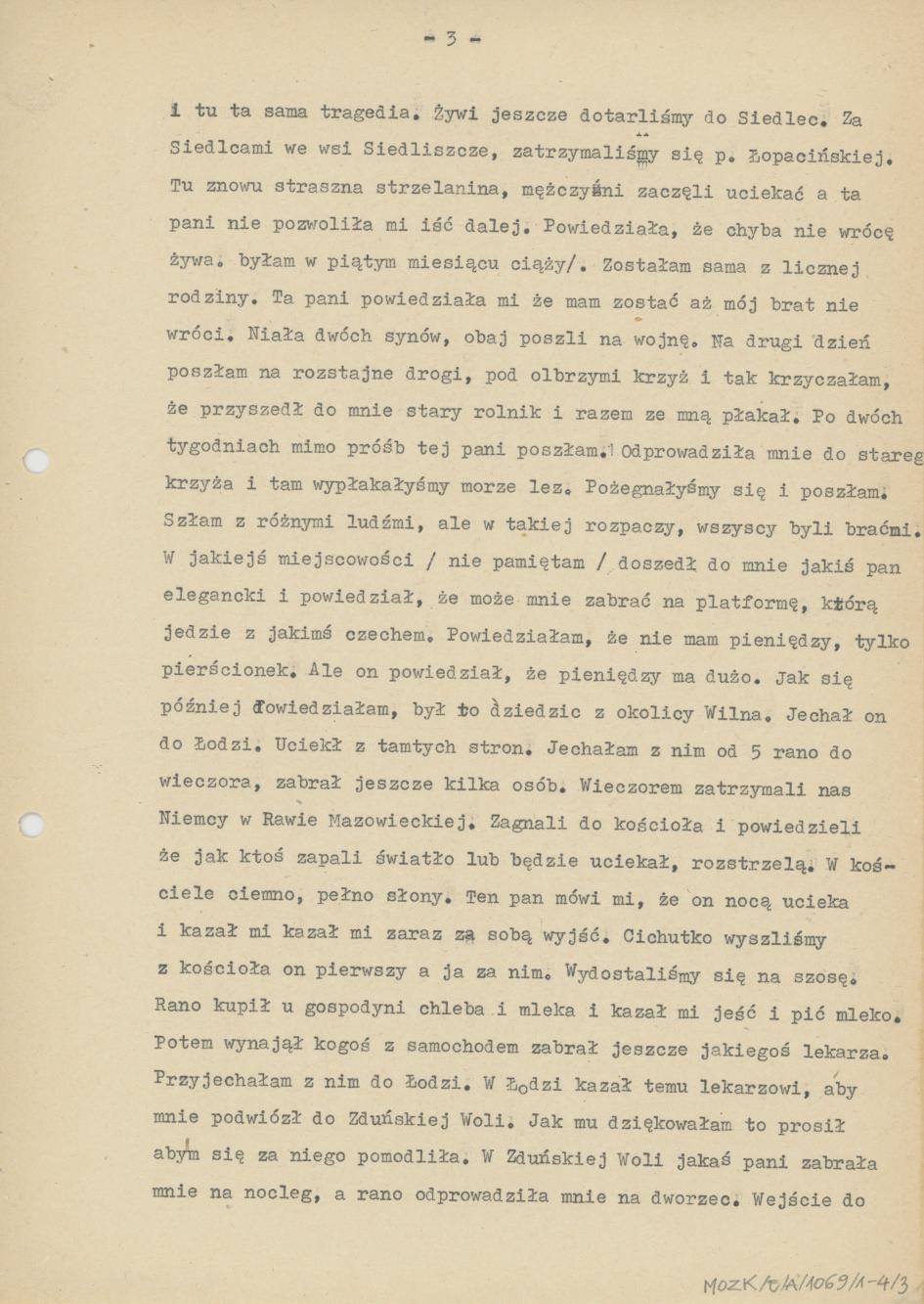 Moja ucieczka w dniu 1 września 1939 r.