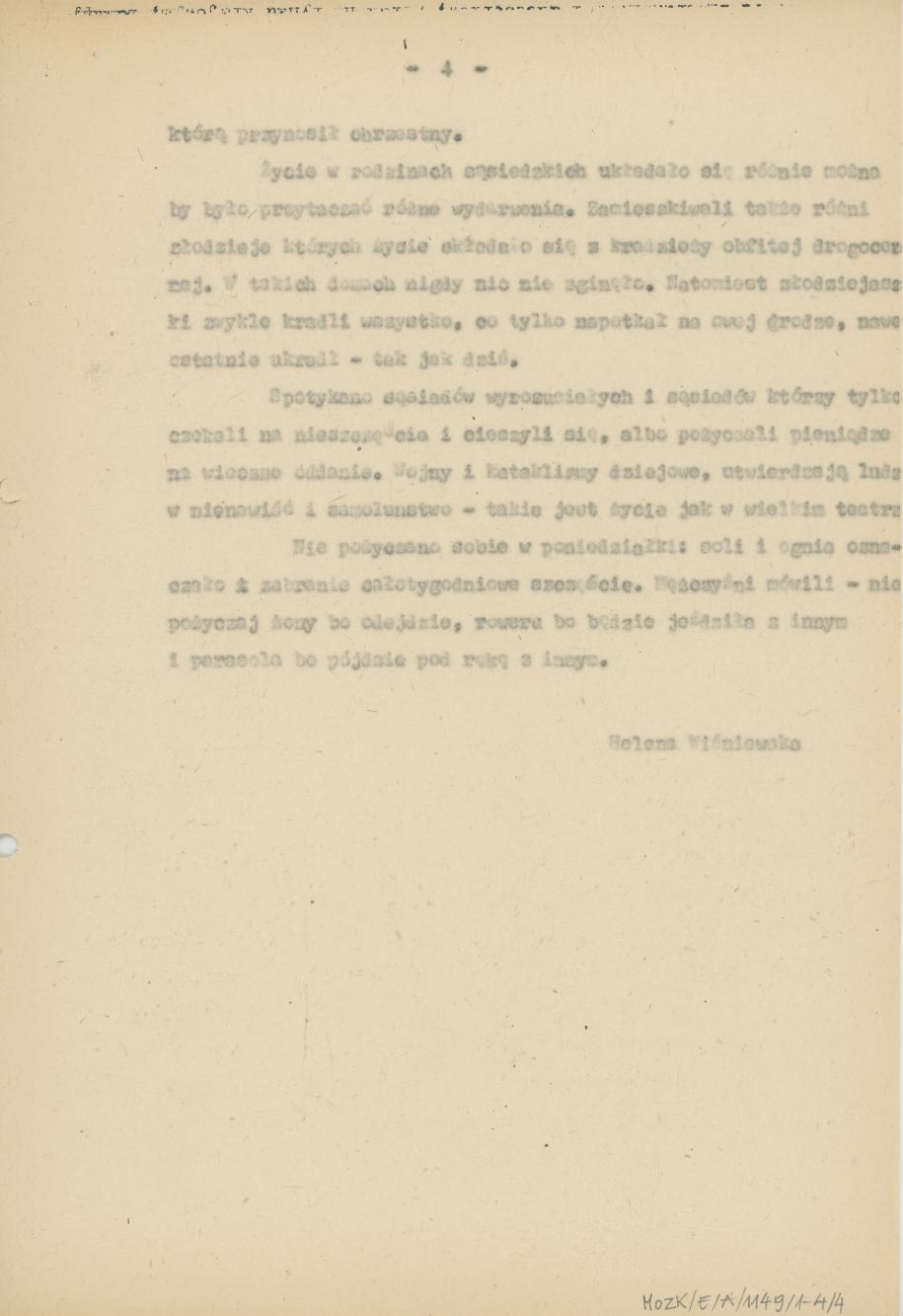 Współżycie sąsiedzkie - lata 1920-30