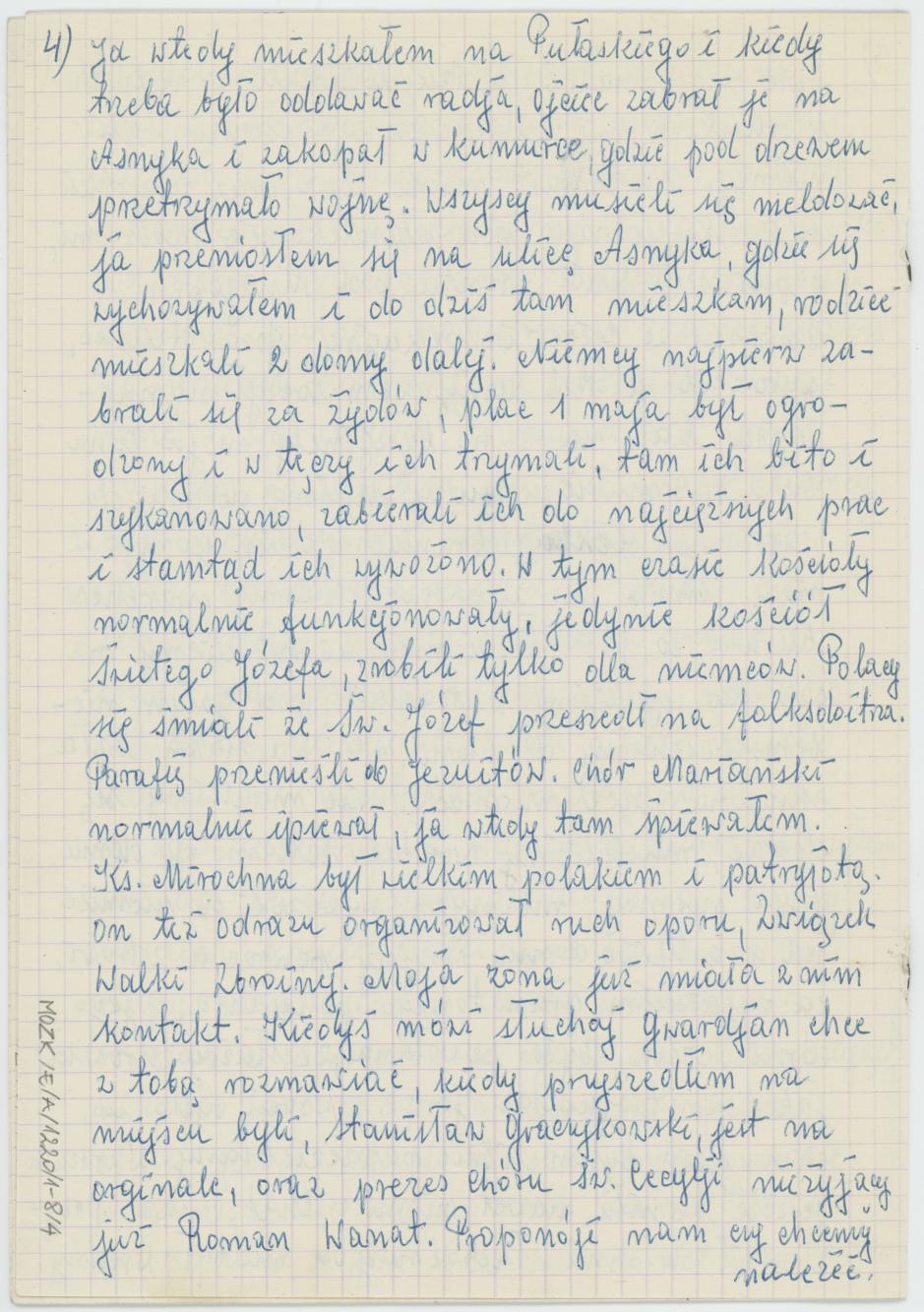 O kulturze chórów kaliskich i okupacja