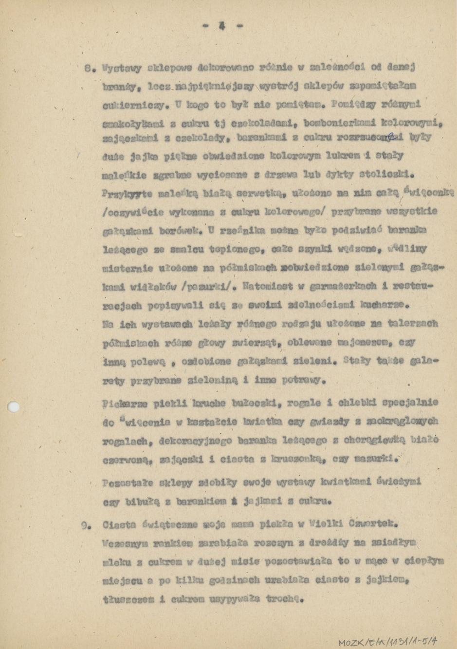 Przygotowania do Świąt Wielkanocnych