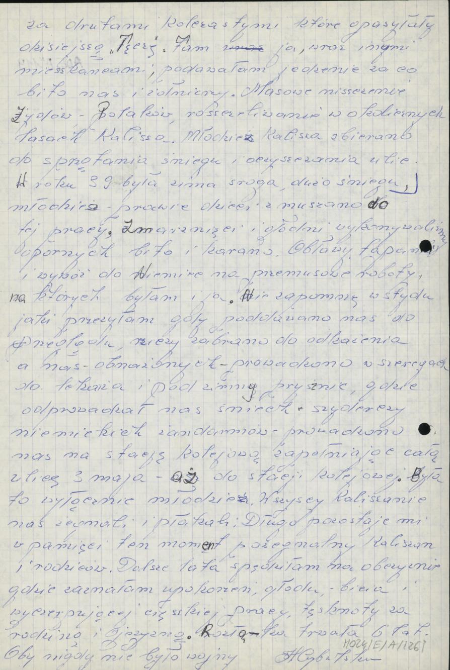 Co pamiętam z tamtych dni września z roku 1939