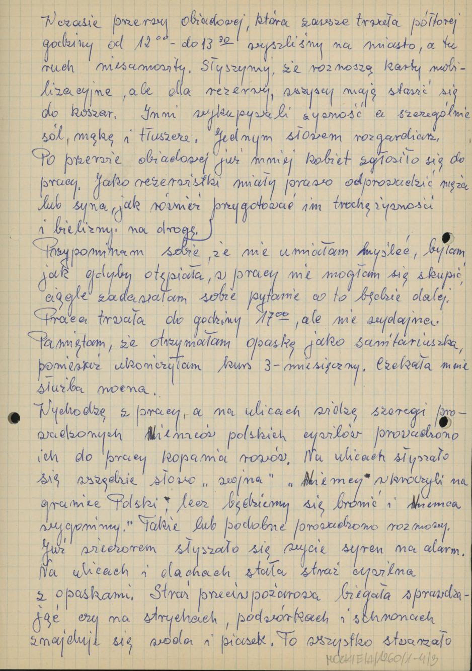 Moje wspomnienia i przeżycia w dniu 1 września 1939 r.