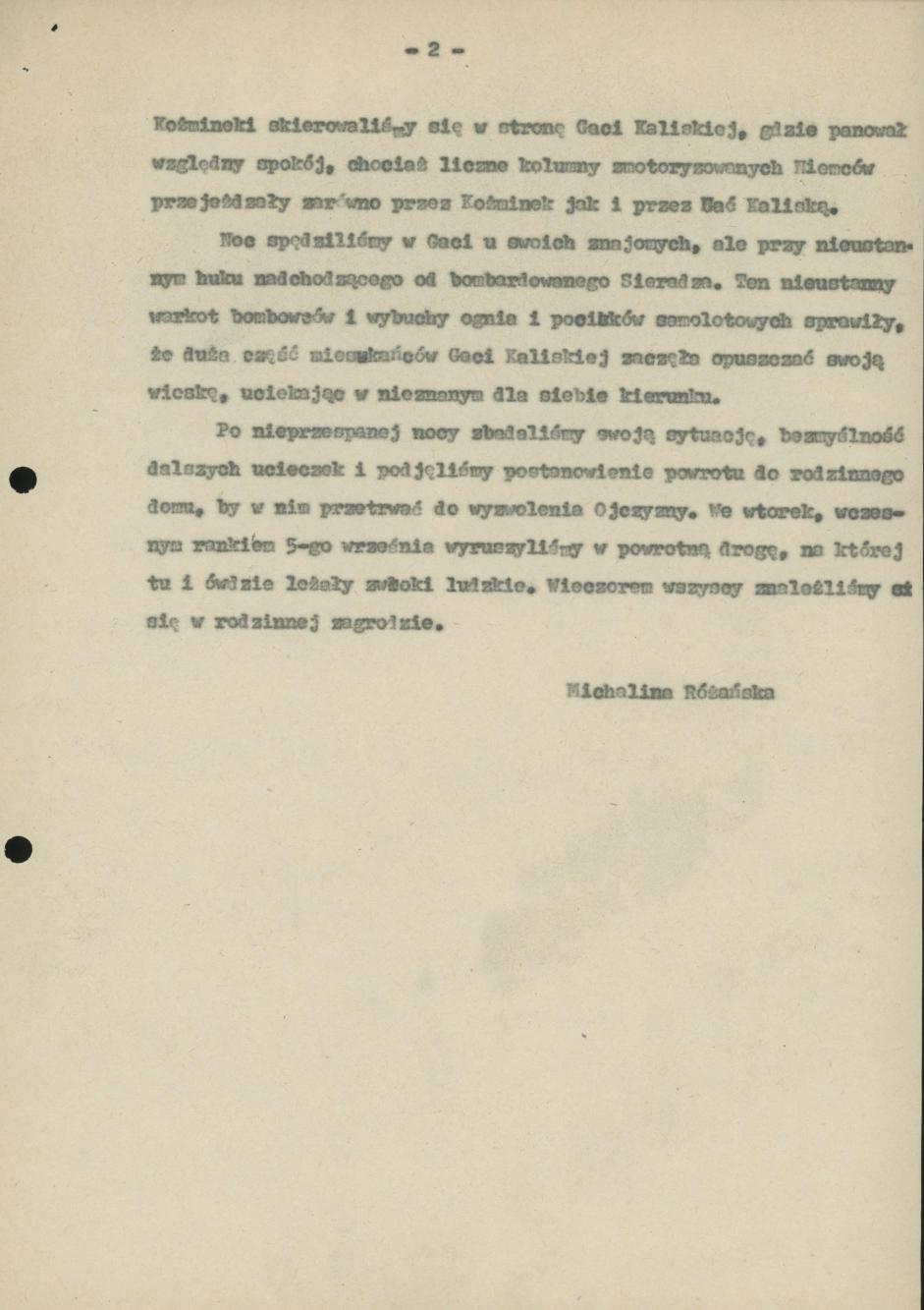 Moja ucieczka przed Niemcami w 1939 r.