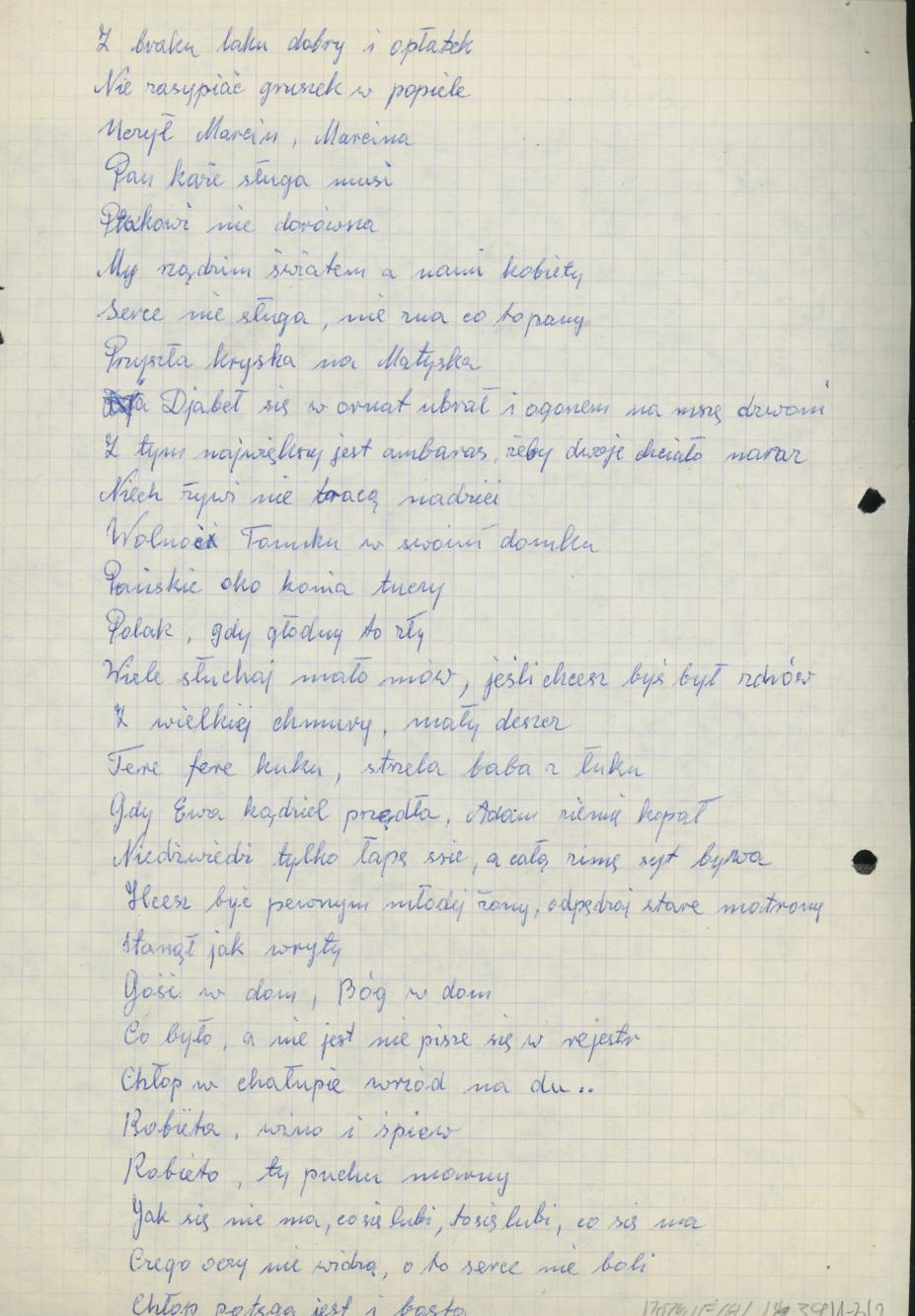 Przysłowia używane w Kaliszu