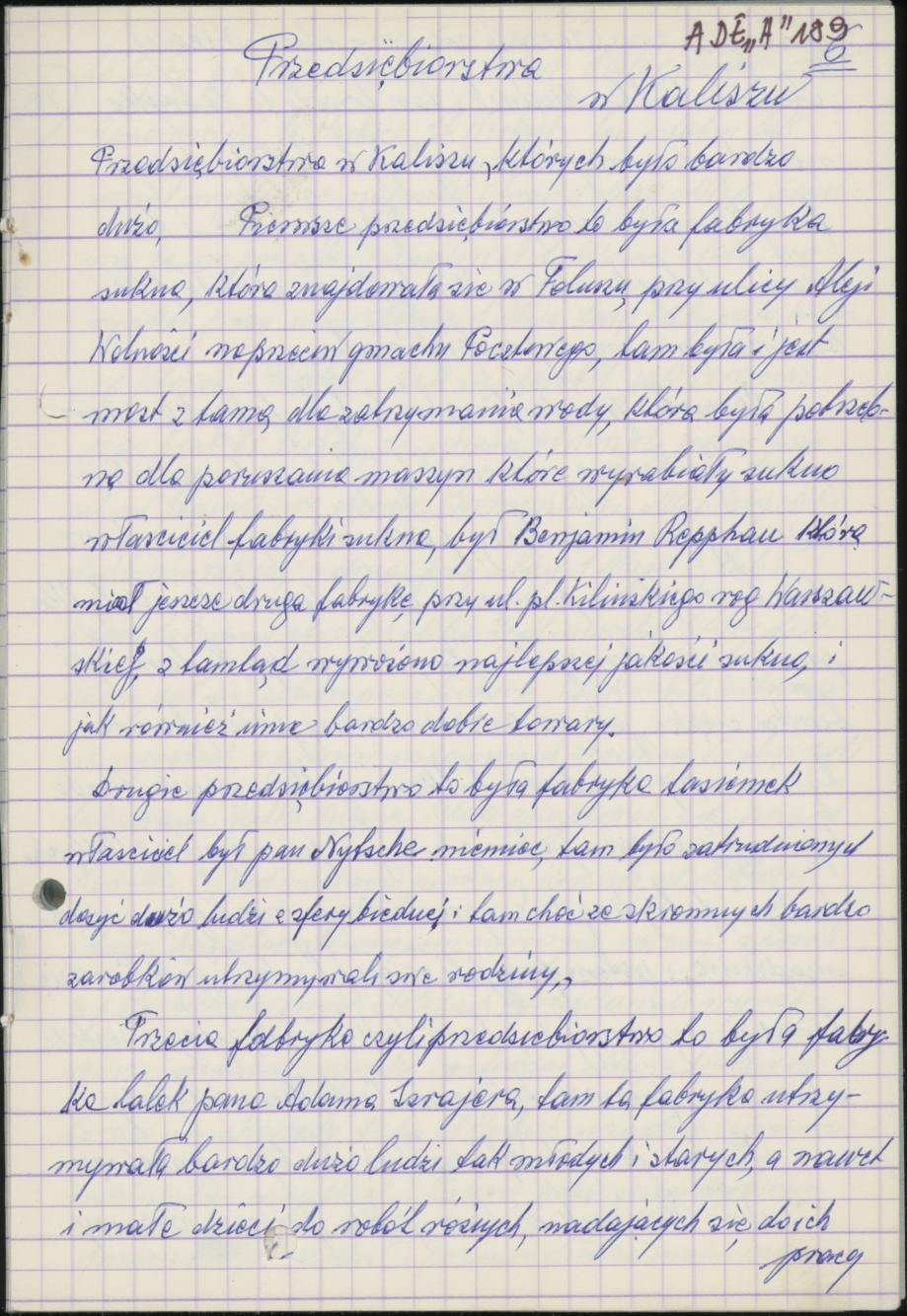 Fragmenty Miasta Kalisza, cz. 1