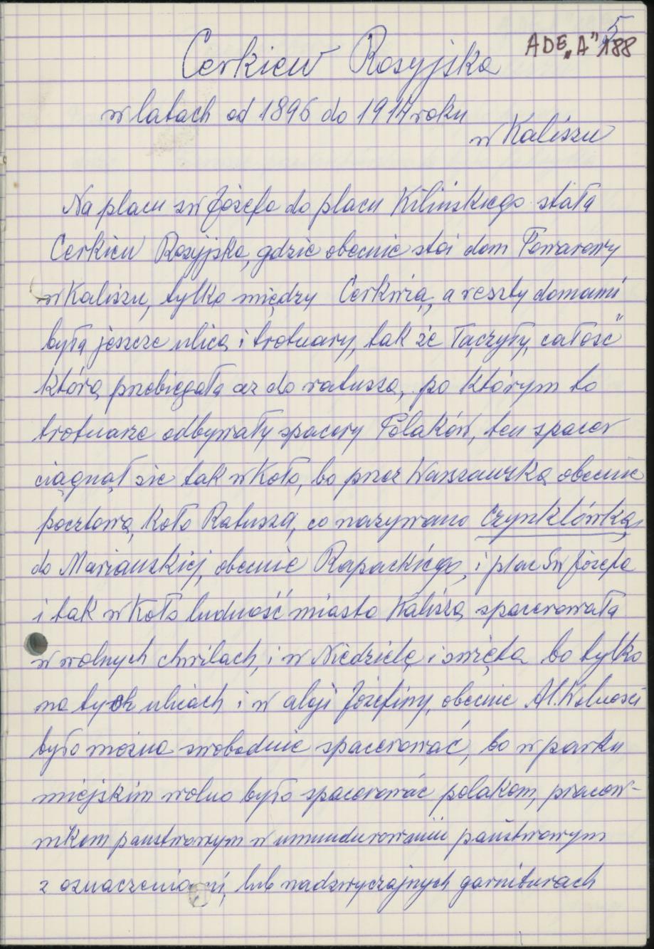 Fragmenty Miasta Kalisza, cz. 1