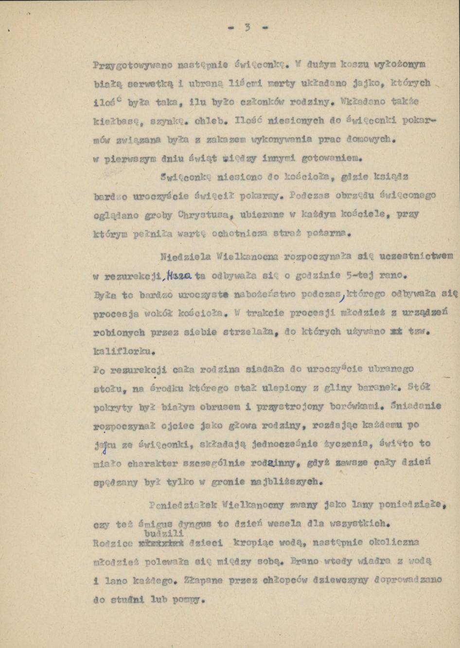 Przygotowania do Świąt i dni świąteczne