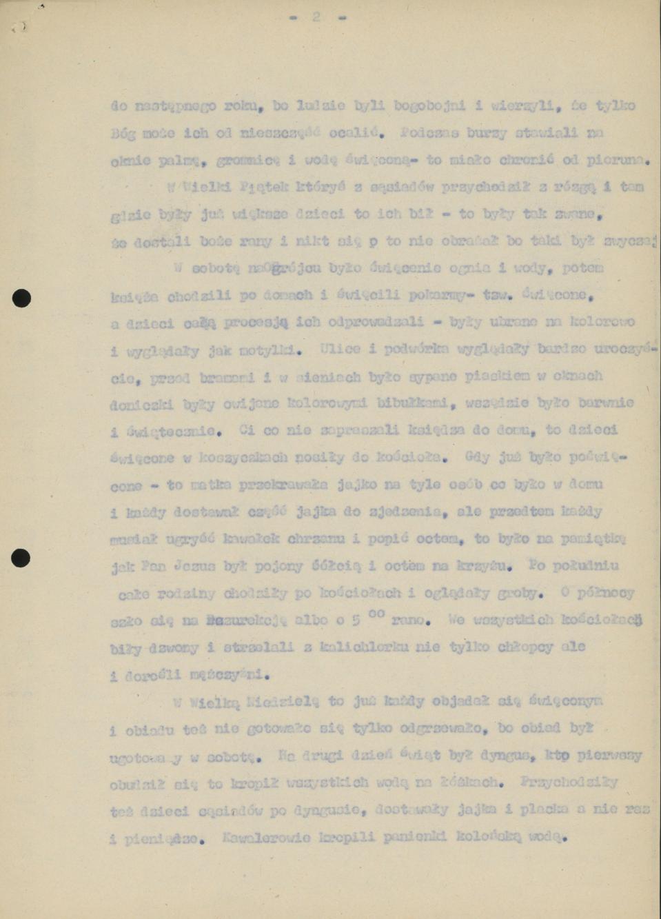 Zwyczaje wielkopostne i Wielkanoc