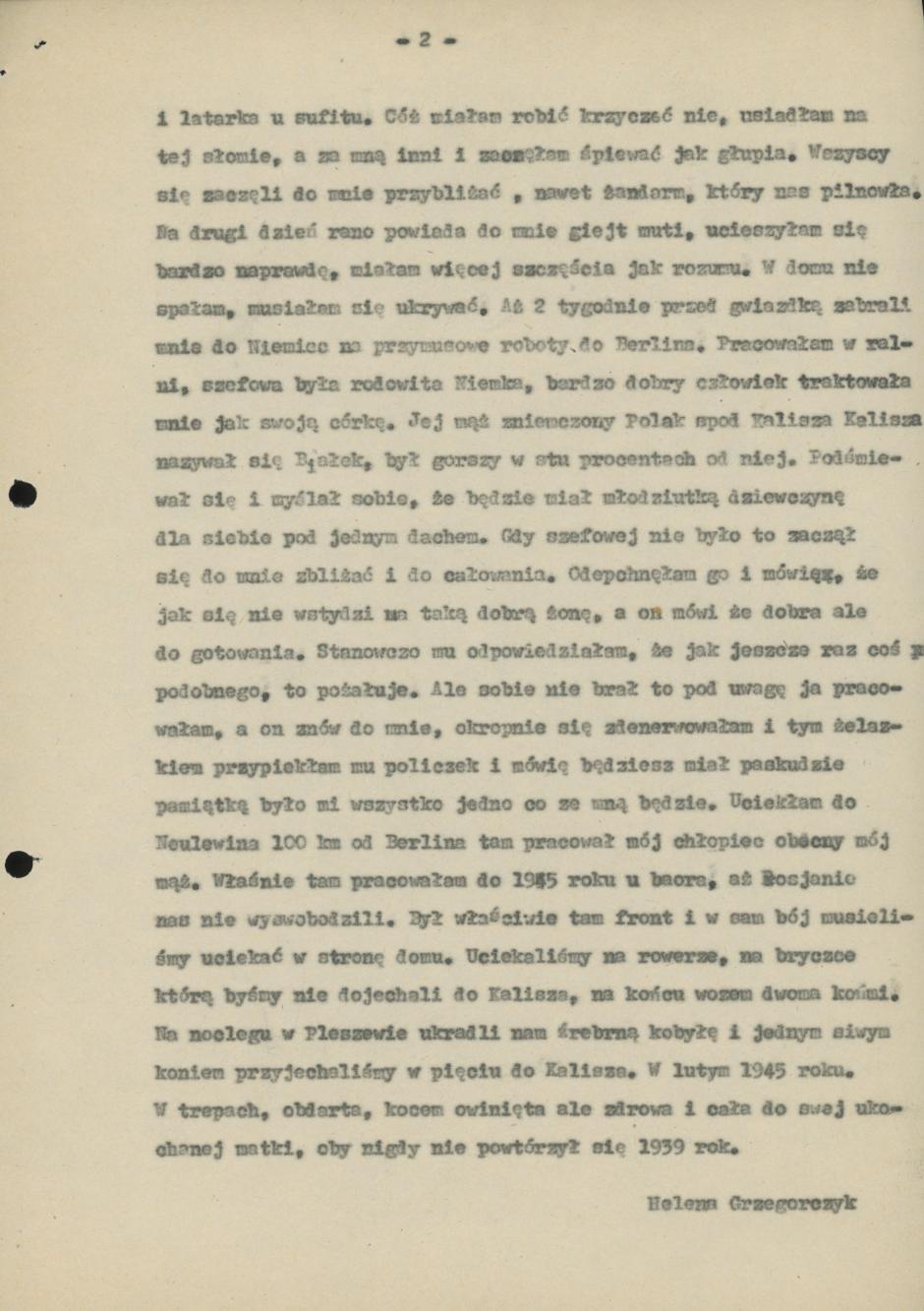 Moje wspomnienia od 1939 roku do 1954