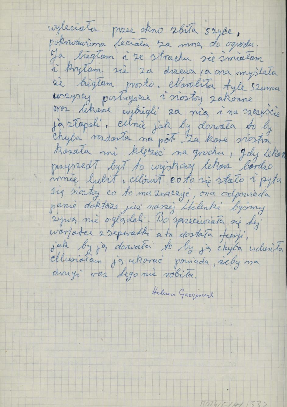 Opowiadanie szpitalne z dziecinnych lat w Kaliszu