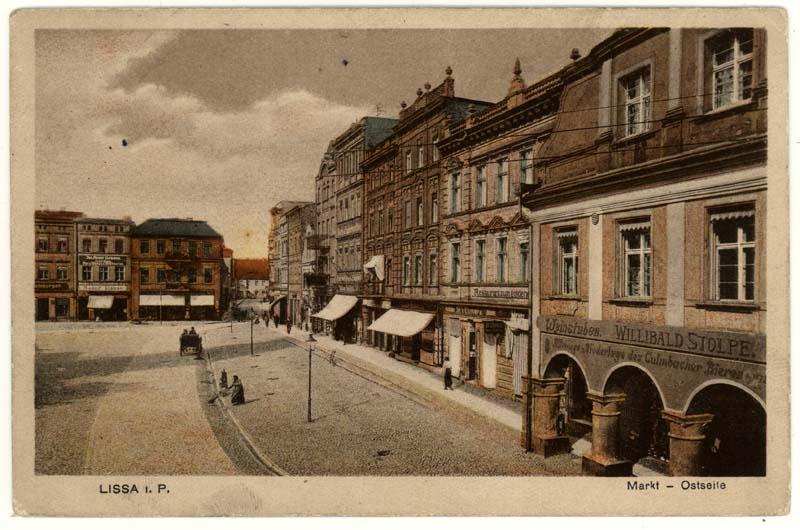 Rynek w Lesznie - pierzeja wschodnia