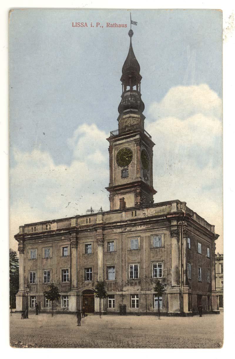 Ratusz w Lesznie od strony zachodniej