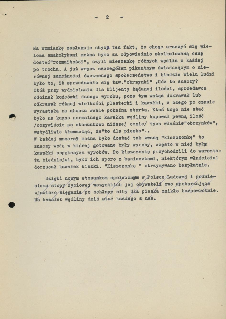 Dawny handel mięsno-wędliniarski w Kaliszu