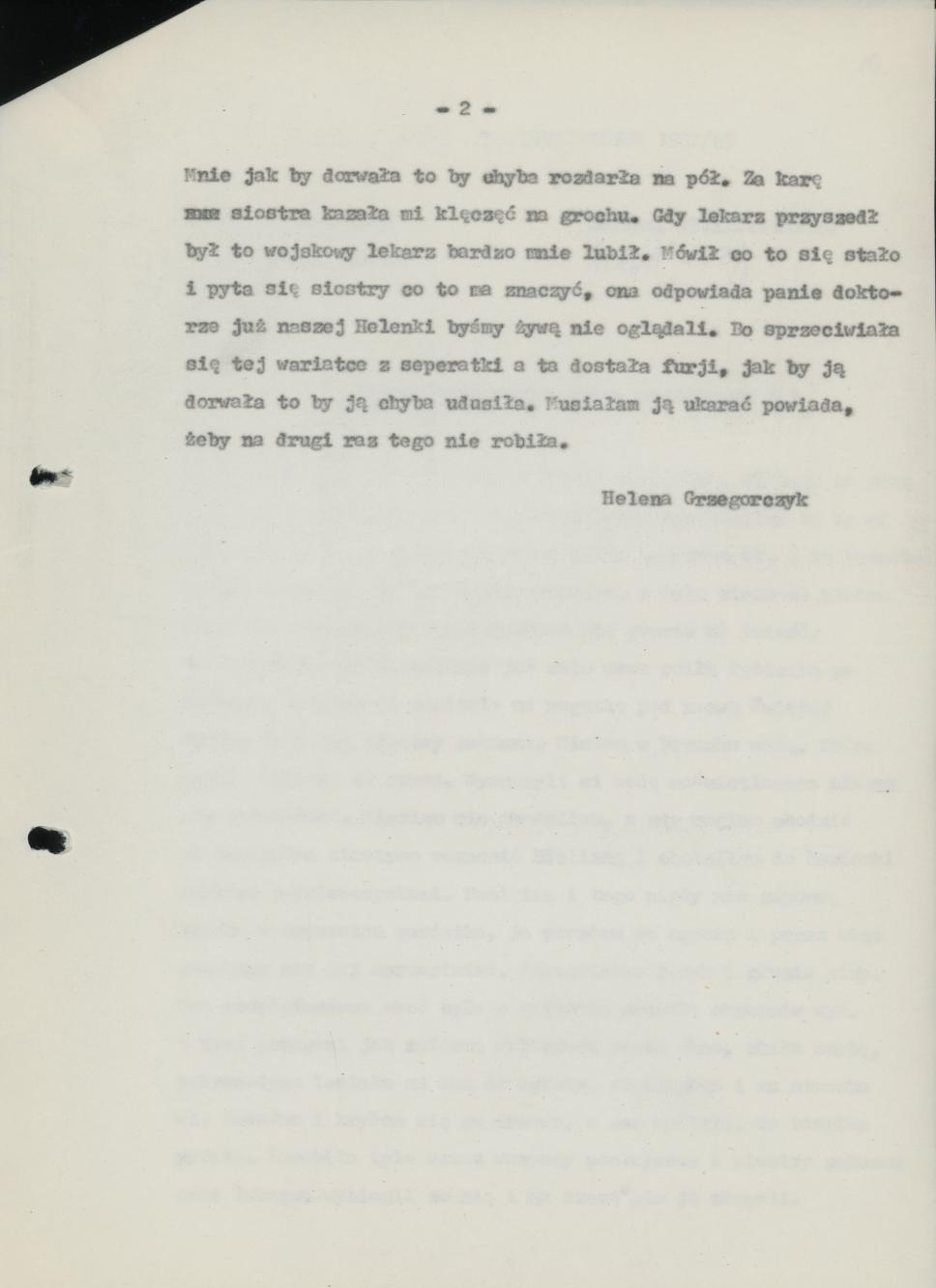 Opowiadanie szpitalne z dziecinnych lat