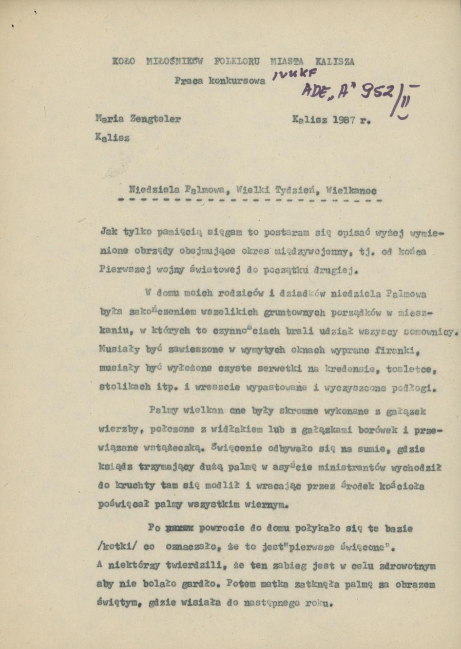 Niedziela Palmowa, Wielki Tydzień, Wielkanoc