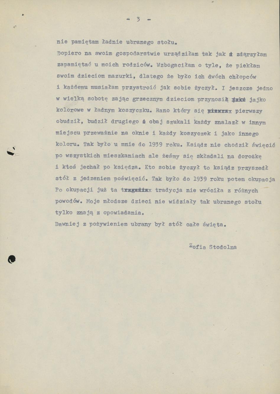 Przygotowanie pożywienia na Święta Wielkanocne w moich rodziców do 1914 r.