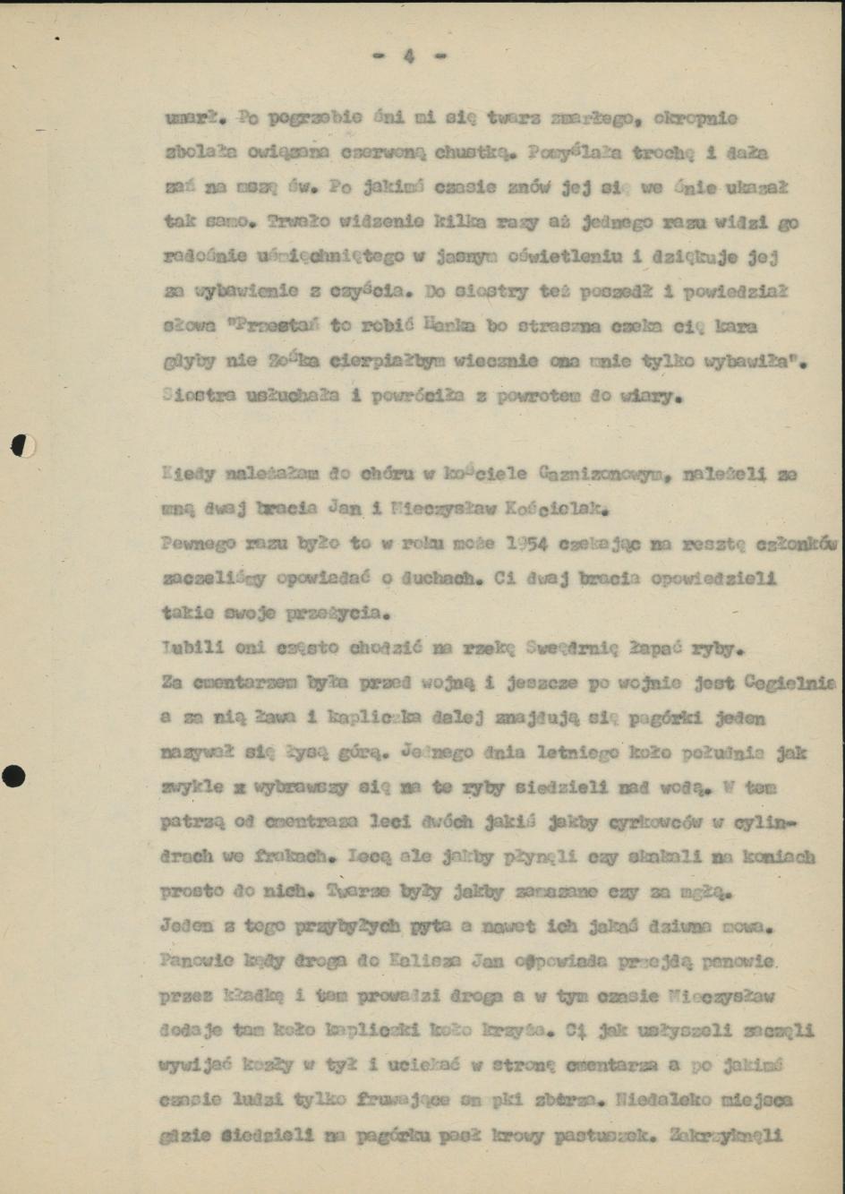 Duchy naszego miasta i okolicy