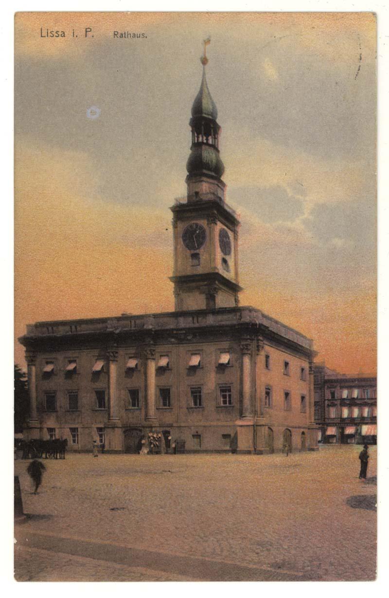 Ratusz w Lesznie od strony zachodniej