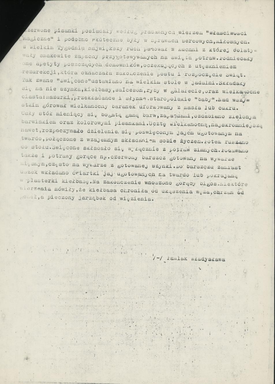 Tradycje wielkanocne