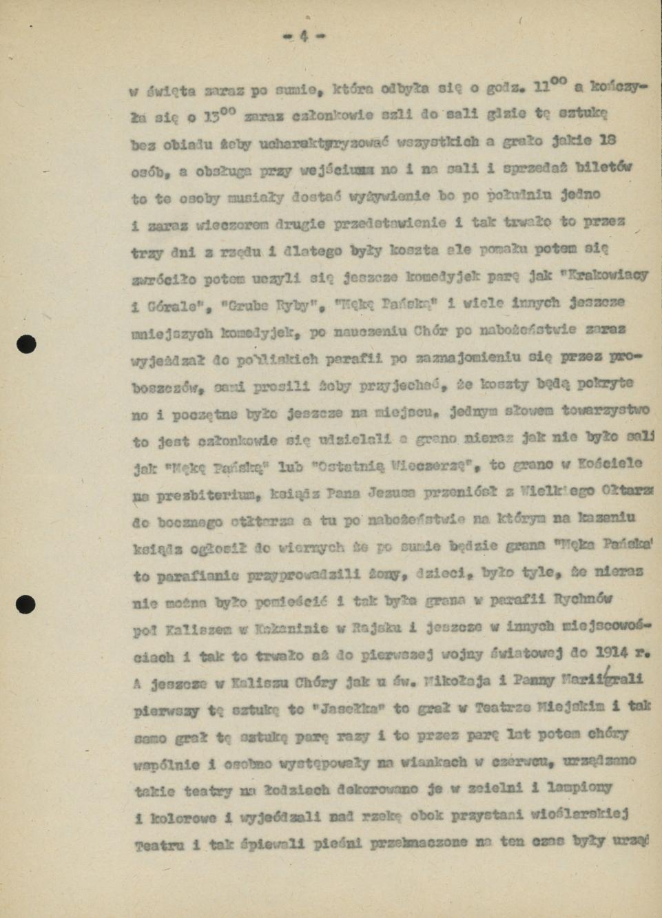 Opisy Towarzystw Śpiewaczych i Muzycznych w Kaliszu