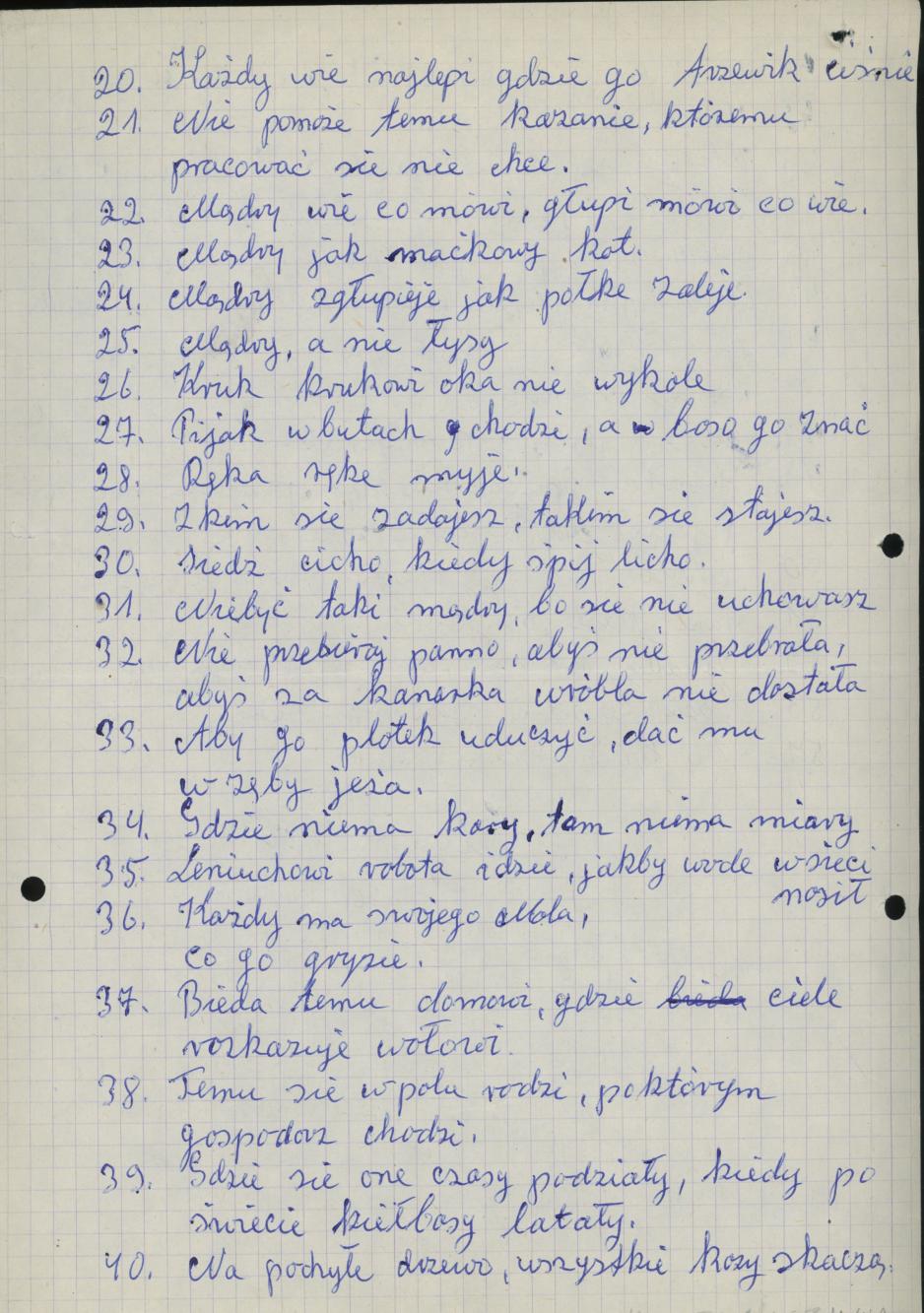 Przysłowia staropolskie