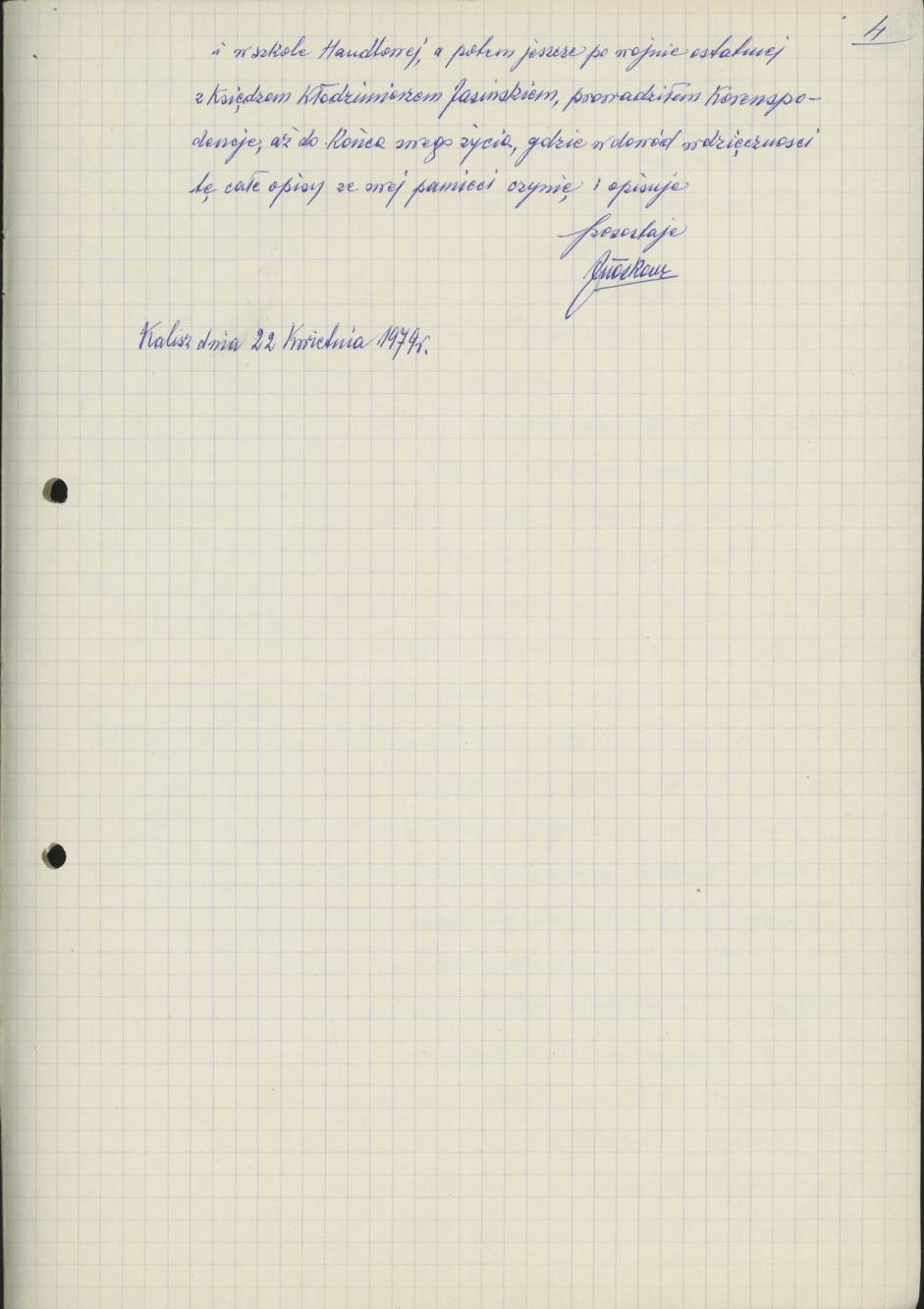 Opisy przeżycia księdza Konstantego Księskiego