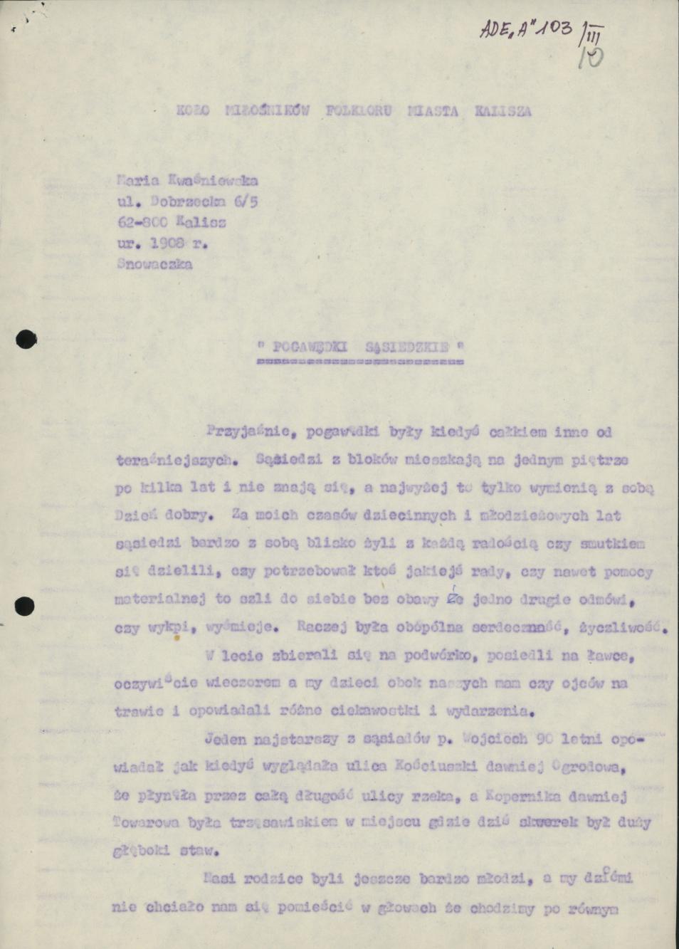 Pogawędki sąsiedzkie