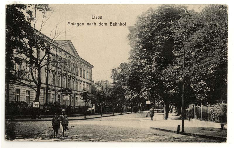 Ulica Dworcowa w Lesznie