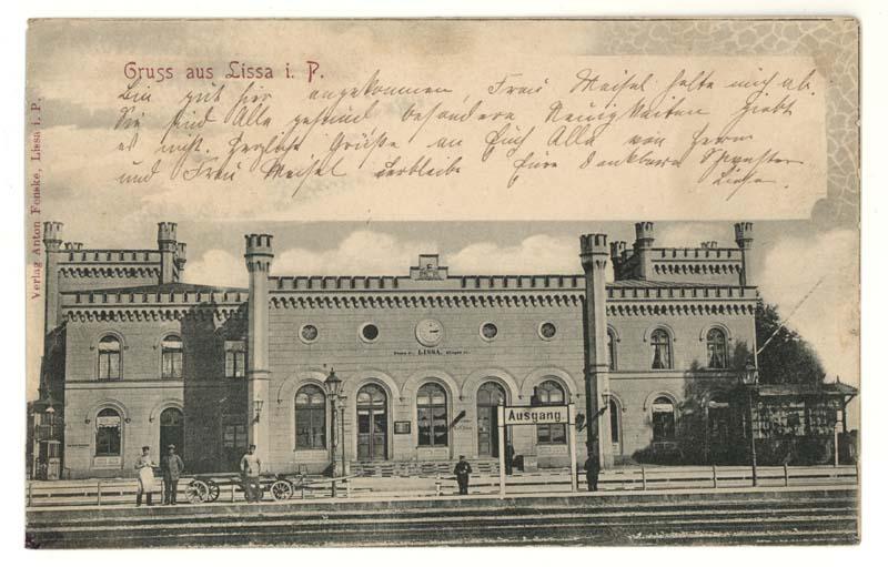 Dworzec kolejowy w Lesznie przed przebudową