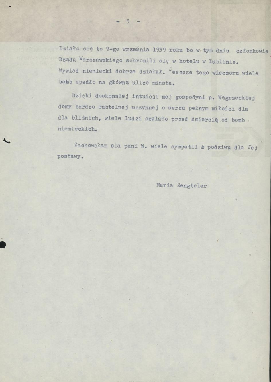 Wspomnienia z czasu wybuchu drugiej wojny