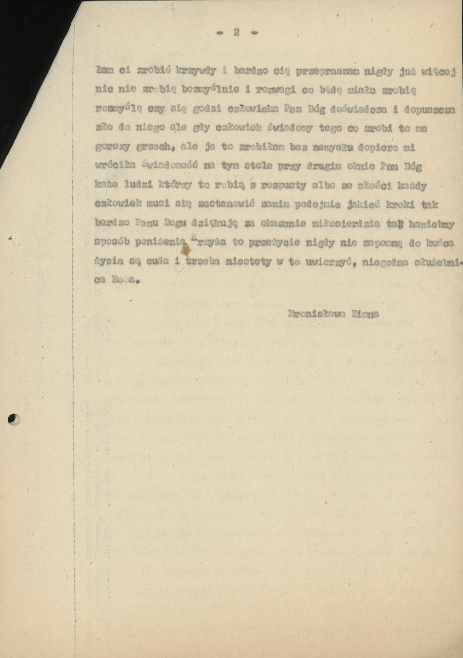 Niebywały cud przestroga