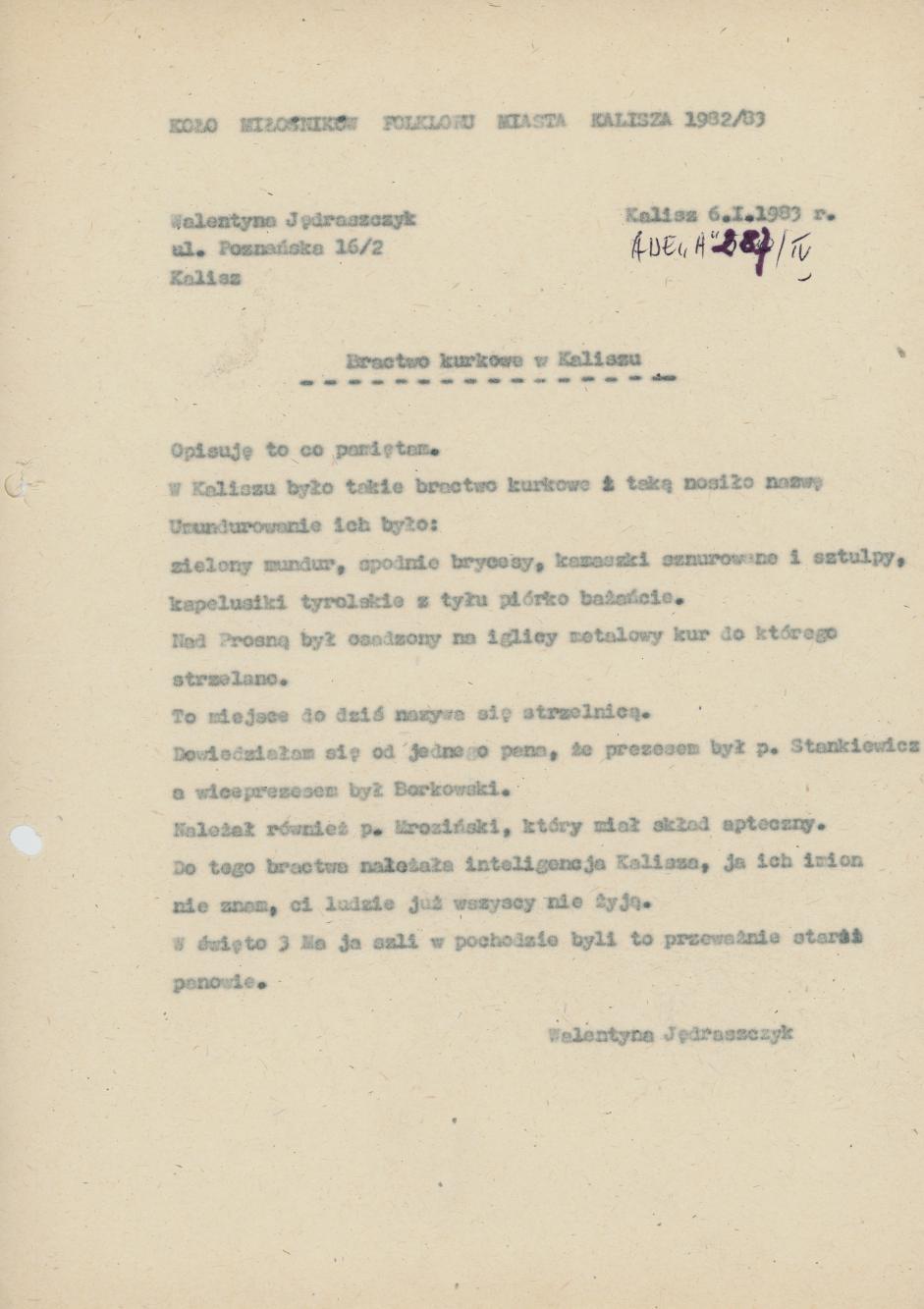 Bractwo kurkowe w Kaliszu