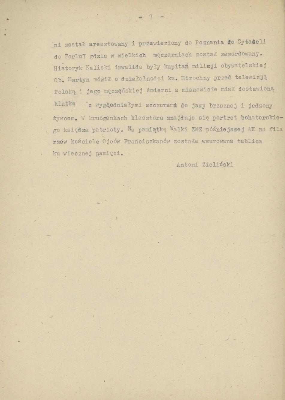 Chóry kaliskie w czasie okupacji