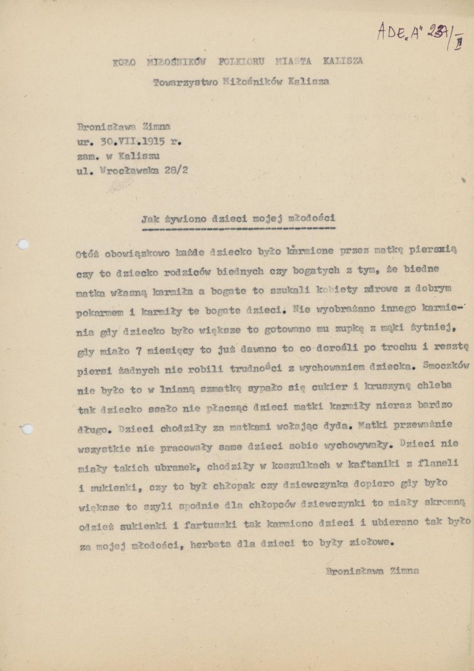 Jak żywiono dzieci mojej młodości