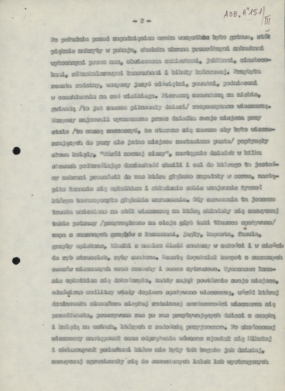 Jak obchodzono wigilię u mojej babci