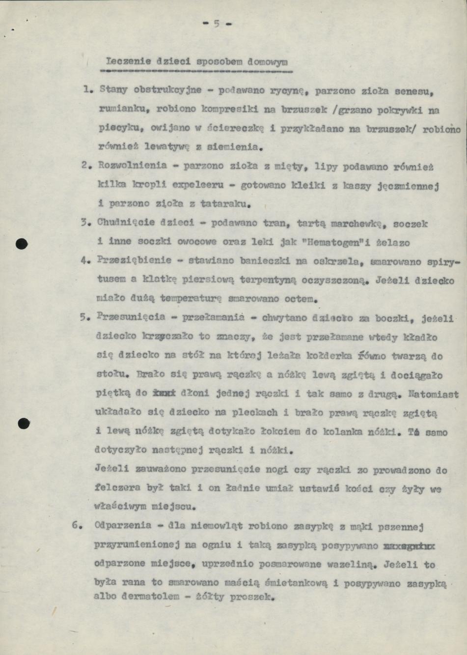 Dawne odżywianie dzieci, ich zabawianie i leczenie