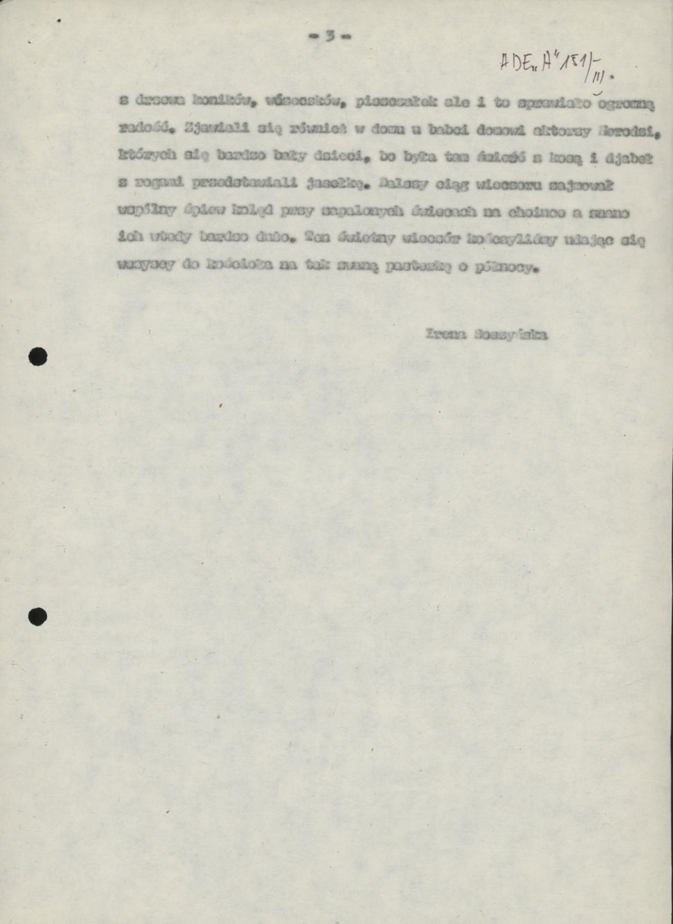 Jak obchodzono wigilię u mojej babci