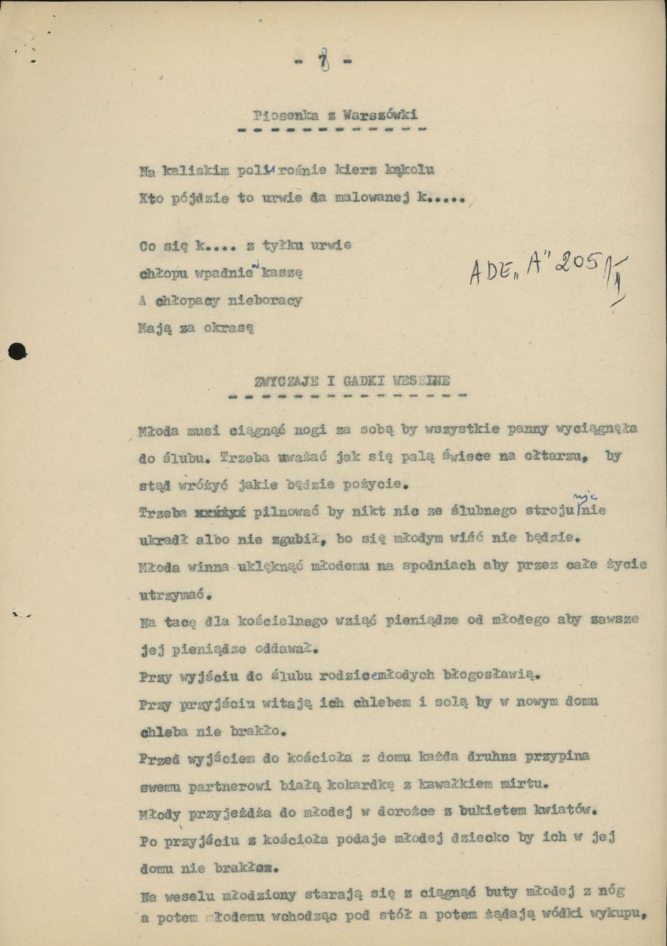 Zwyczaje i gadki weselne