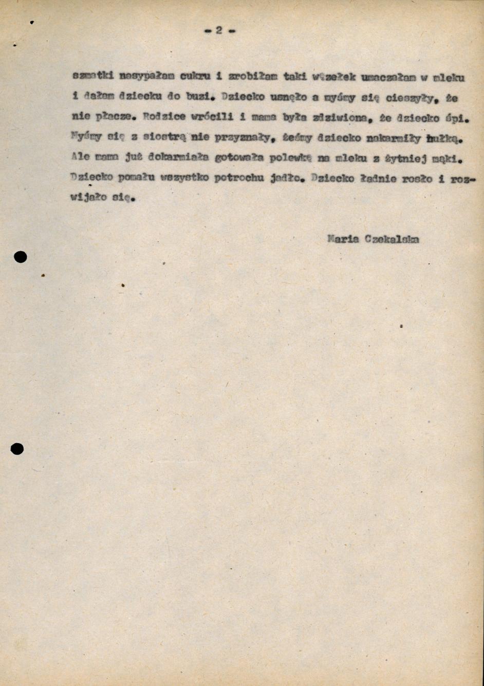 Chrzest i karmienie dziecka