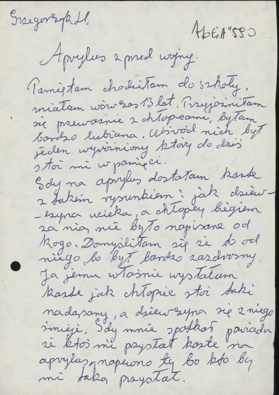 Aprilis sprzed wojny